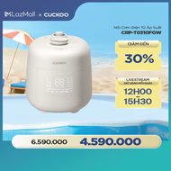 Nồi Cơm Điện Tử Áp Suất Cuckoo 0.54L CRP-T0310FGW -Phiên bản nội địa sử dụng Tiếng Hàn - Hàng chính