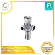 AXIS Angle Valve 2-Way M1/2" X M1/2" Stainless Steel