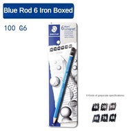 I know STAEDTLER 100 G6 Blue Rod Drawing and Sketching Pencil Box Set Drawing Pencils Set - 6 Pieces
