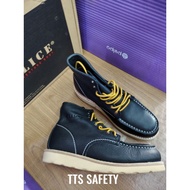 Safety shoes POLICE 91594 K76 ORIGINAL KULIT ASLI