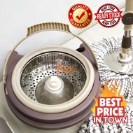 360° Easy Spin Mop / Fashion Sport Car Mop with 360° Wheel / Mop Beroda 360°💥 READY STOCK 💥