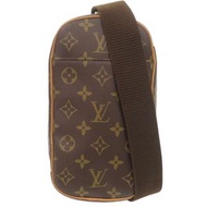路易威登 Pochette Ganju Monogram M51870 斜背包 LV 0828，成色極佳 [二手]LOUIS VUITTON