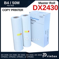 Copy Printer Masters DX2430 B4 size 2 rolls per box