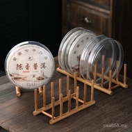 Tea Cake Stand T9J5 Solid Wood Storage Box Wenge Wood Tea Cake Display Stand Multi-Layer Transparent