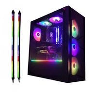 2x15.7inch 5V NEON Addressable ARGB PC LED Strip Light Rainbow 3-pin Gigabyte RGB Fusion for MSI Aur
