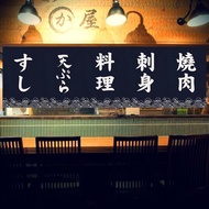 Traditional Japanese Hanging Pennant Flag Sakura Daruma Print Izakaya Bar Decor Banner Home Decor