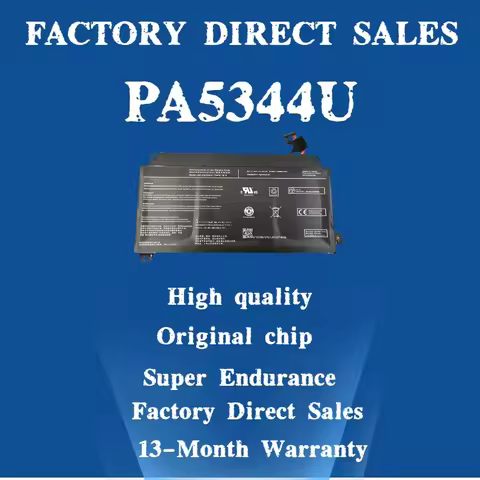 New battery model PA5344U-1BRS PA5344U replaces Toshiba laptop BJ65/FS T4 T5 T7 X7 P1-X7MP P2-T5LP P