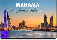Manama Fridge Magnet Kingdom of Bahrain Travel Souvenir
