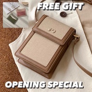 FREE CARD HOLDER!! MICOCAH Vintage handphone sling bag women bag 竖版手机包斜挎复古女性包