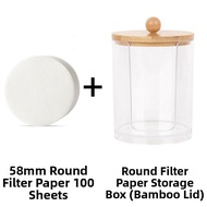 Round Espresso Machine Filter Paper 58mm