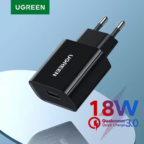 UGREEN 18W USB Charger QC3.0 Quick Charge 3.0 QC Fast Wall Charger for Samsung s10 Xiaomi iPhone Hua