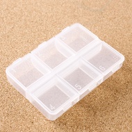 6 compartments portable pill case/ Organizer Compartment Supplies Drawer Divider