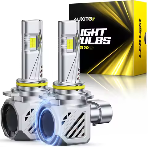 AUXITO 2Pcs 9012(HIR2) LED Headlight Bulbs H11 H8 9005/HB3 9006/HB4 LED High Low Beam 25000LM Car Dr