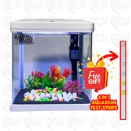 ❥HOT SALE SOBO Mini Aquarium Set T-240F  AQUANICE Mini Aquarium Fish Tank Set Lengkap (Pump, Filter, Led Light)♝