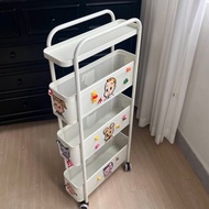 Haradaji Shelf Storage Trolley Refrigerator Slot Rack Kitchen Narrow Slot Floor Multi-Layer Slot Rac