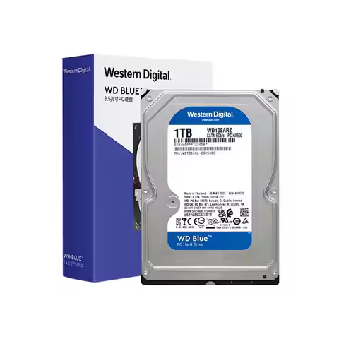 Brand New 1TB WD Blue PC Desktop Hard Drive WD10EARZ HDD Internal Disk 3.5-Inch 5400RPM SATA Harddis