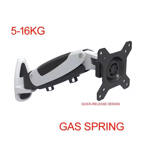 GST111W 5-16kg gas spring 10" 23" 27" 32 tilt 360 rotate aluminum lcd wall MOUNT swivel monitor scre