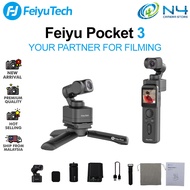 Feiyu Pocket 3 Action Camera Kit 3-Axis 4K Cordless Detachable Gimbal Camera, AI Tracking, 180° Pano