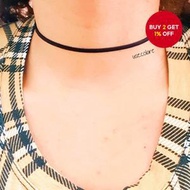 Black Suede Choker Necklace for Party Christmas Birthday Valentines Day Mothers Day Gift Ideas