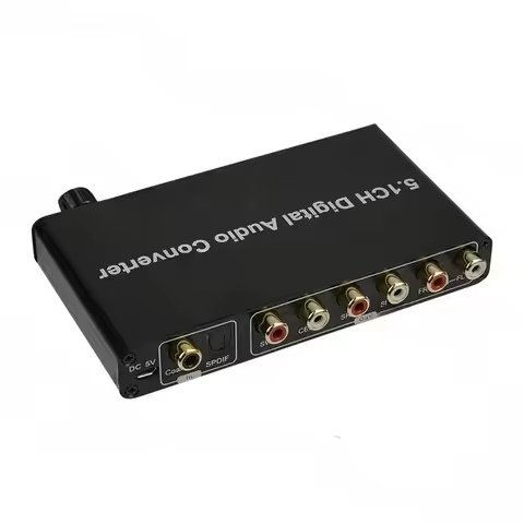 5.1Ch Digital Audio Converter DTS / AC3 for Decoding SPDIF Input To 5.1 Decoder SPDIF Coaxial To RCA