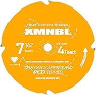 7-1/4 Inch 4T PCD Tipped Hardie Blade Fiber Cement Saw Blade, D0704DH Fit for Diablo 7-1/4 Circular 