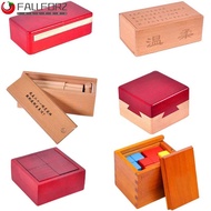 AFALLFOR IQ Puzzle Mind Brain Teaser, Unlock Luban Lock Wooden Brain Teaser Puzzle, IQ Logic Game Wo