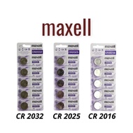 Lithium 3V Maxell Panasonic Sony CR2016 CR2025 CR2032 Watch Battery Key Battery