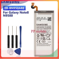 แบตเตอรี่ แท้ SAMSUNGแบตเตอรี่ทดแทนEB-BN950ABEสำหรับSamsung GALAXY Note8 N950F N9500 N9508 โครงการBa