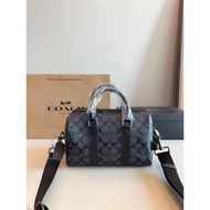 Coach Unisex Gotham Gotham Pillow Bag Same Style New Style Men's Classic Logo Canvas Pattern GOTHAM 