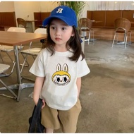 LABUBU Children's T-shirt Monster Labubu Tee Kids Tshirt Children's Tops Labubu