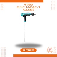 WIPRO Hex Key Model T 4.0X150mm 5.0x150mm 2.0x100mm 2.5x100mm 3.0x100mm 6.0x150mm English