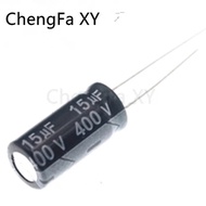 10PCS 400V15UF 10x17mm Aluminum Electrolytic Capacitor 15UF400V