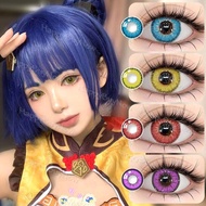 【Happybuynow】1pair Colored Contact Lense Big Eye Makeup Beauty Yearly Use Soft Cosplay Lens