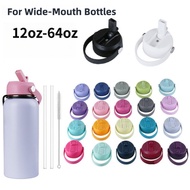 Wide Mouth Pot Straw Cap hydroflask Water Bottle Replacement Straw Cap with Straw