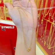 สร้อยคอทอง2สลึง YHGOLD งาน2สี ทองคำแท้96.5% ขายได้จำนำได้