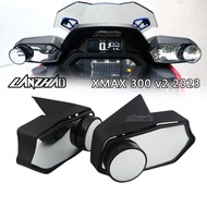 【In stock】For YAMAHA XMAX 300 v2 2023 Sergeant Style Side Mirror Rear View Mirror KVRC