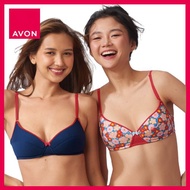 Avon Missy Jemina Non-Wire 2-Pc Bra Set: Plain & Printed Cotton Soft Comfort for Teens