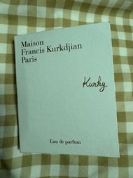 MFK新香水 Kurky試用裝