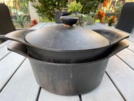 柳宗理鑄鐵鍋、淺鍋+深鍋