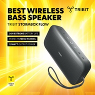 Tribit StormBox Flow Bluetooth Speaker, Portable Wireless Bass Speaker, TWS pairing, Waterproof