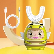 ✻✿¤ Kids U-shaped Electric Toothbrush Sonic Toothbrush 360 Degrees Smart Tooth Brush Teeth Whitening for Children IPX7 Waterproof