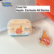 Case for Apple AirPods Pro 3 / Pro2 / Pro Protective Silicone Cute Cartoon Covers Apple Airpods 4 / 