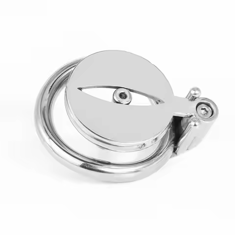 Metal Chastity Ring Lock Adult Male Chastity Device, Adjustable Intimate Locking Ring, 40/45/50mm Si