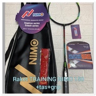 RAKET BADMINTON TRAINING RACKET NIMO 150/NIMO COACH 150 +TAS+GRIP ORI