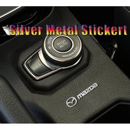 10Pcs Car Logo Metal Waterproof Sticker Dashboard Sticker Car Accessories For Mazda 2 3 5 6 MX5 CX-4 CX-5 CX6 CX8 CX50 CX30 CX60 CX9 RX9 Car Accessories