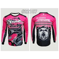 Food Panda Motorcycle Riding Jersey Long Sleeve MTB Jersey Drifit Full Sublimation Riders Bikers Wea