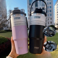 TYESO Vacuum Insulated Tumbler Hot And Cold Thermoflask Stainless Steel Water Bottle Termos 冷热真空保温杯