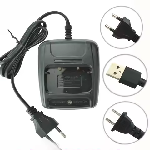 BAOFENG BF-888s/666s Walkie-Talkie USB Charger: US Standard & EU Standard Desktop Chargers