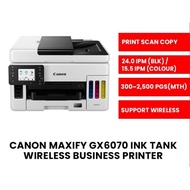 CANON MAXIFY GX6070 PRINT SCAN COPY INK TANK WIRELESS BUSINESS PRINTER
