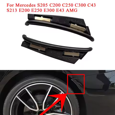 Car Bumper Trim Fender Flare Wheel Eyebrow Lip For Mercedes S205 W205 C180 C200 C250 C300 C43 S213 W